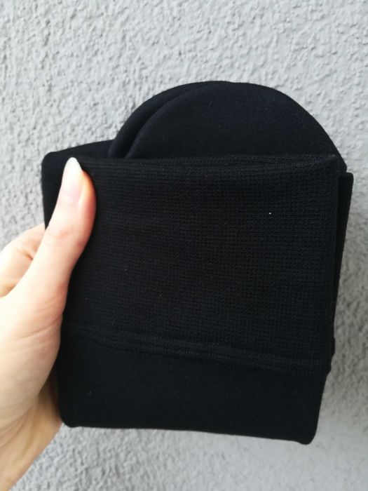 Podkolanówki czarne mikrofibra grube ocieplane / nieużywane, nowe