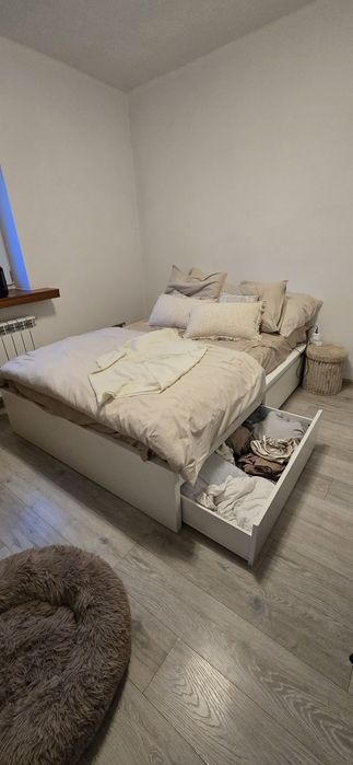 Łóżko Malm 140x200 schowek