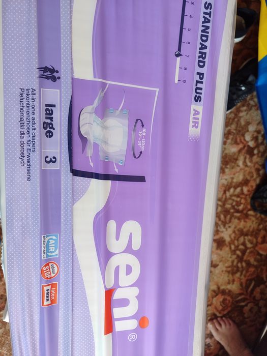 Подгузники  Seni Super plus М,  L