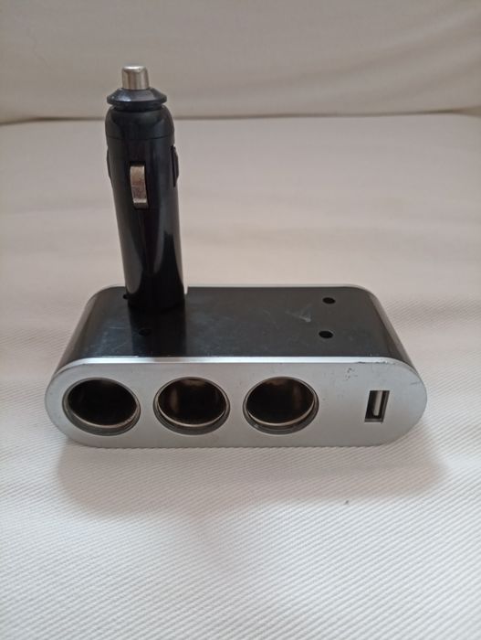 Adaptador entrada isqueiro+ USB