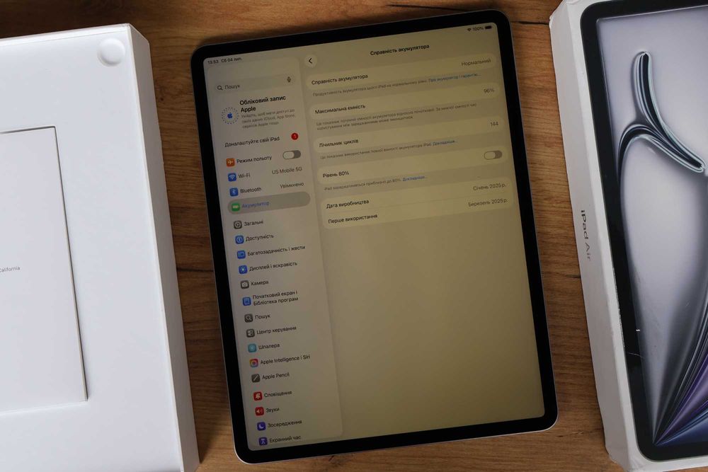 Apple iPad Air 13 2025 128Gb M3 Space Gray A3268 Wi-Fi Оригінал!
