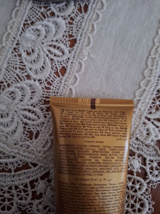 Esfoliante de Mãos Suavizante Milk & Honey Gold Oriflame