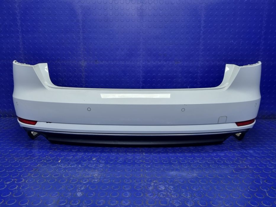 ZDERZAK tylny kompletny CHROM AUDI A4 B9 SEDAN zderzak tył OEM LS9R