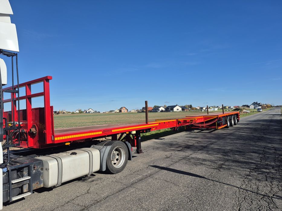 Naczepa rozciagana 21m doinwestowana 2 kregoslupy Wszystko Nowe