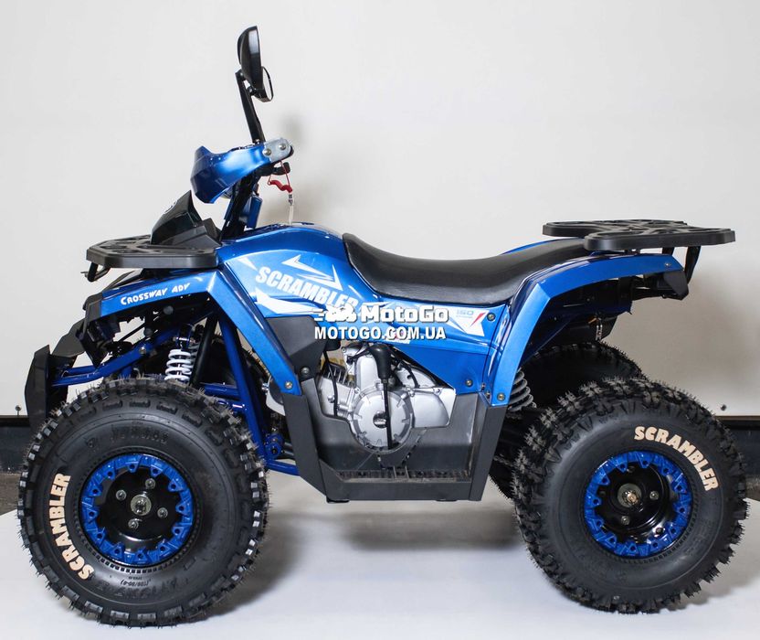Детскикий Подростковый Квадроцикл Comman Hunter Scrambler 150 Blue !