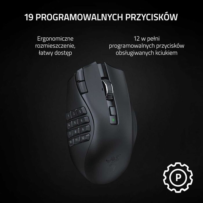 Razer Naga V2 Hyperspeed - Ergonomiczna