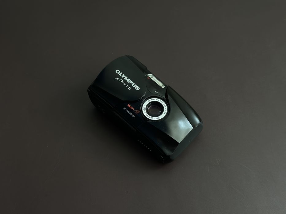 Olympus mju ii плівковий фотоапарат мью 2 чорний t4 zoom