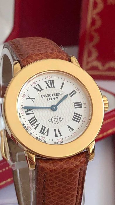 Cartier Must de Vermeil, limitowana edycja, srebro 925 pozłacane, full