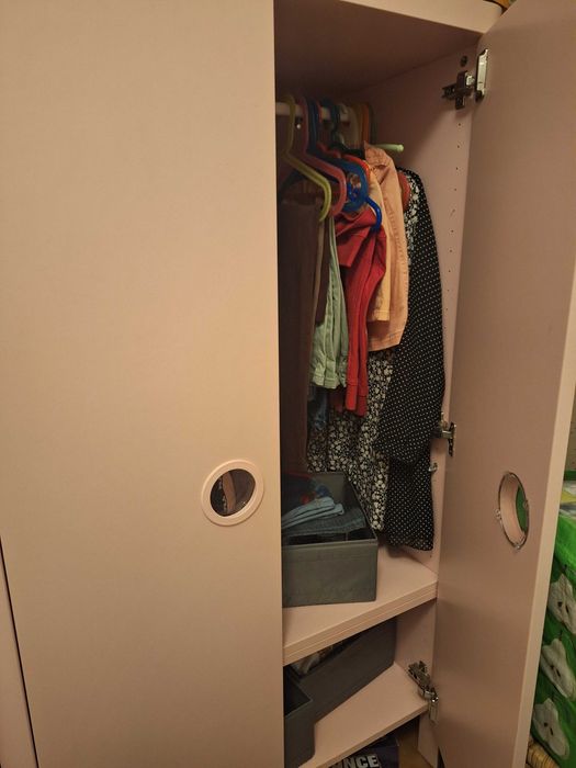 Cama extensível criança + roupeiro de criança+ colchão extensível - IKEA