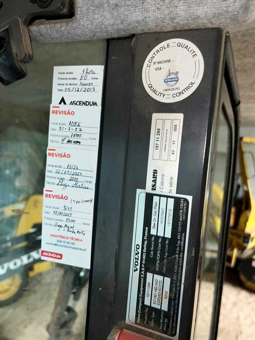 ESCAVADORA VOLVO ECR25D