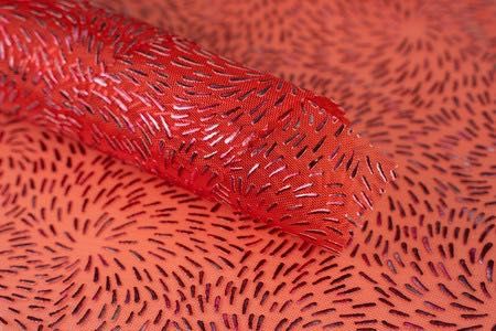 Materiał pod galeryjkę akordeonu WZÓR 1 CZERWONY