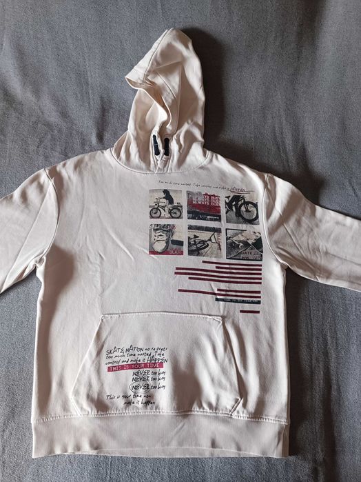 Sweat com capuz C&A, tamanho 158/164cm – 13/14 anos