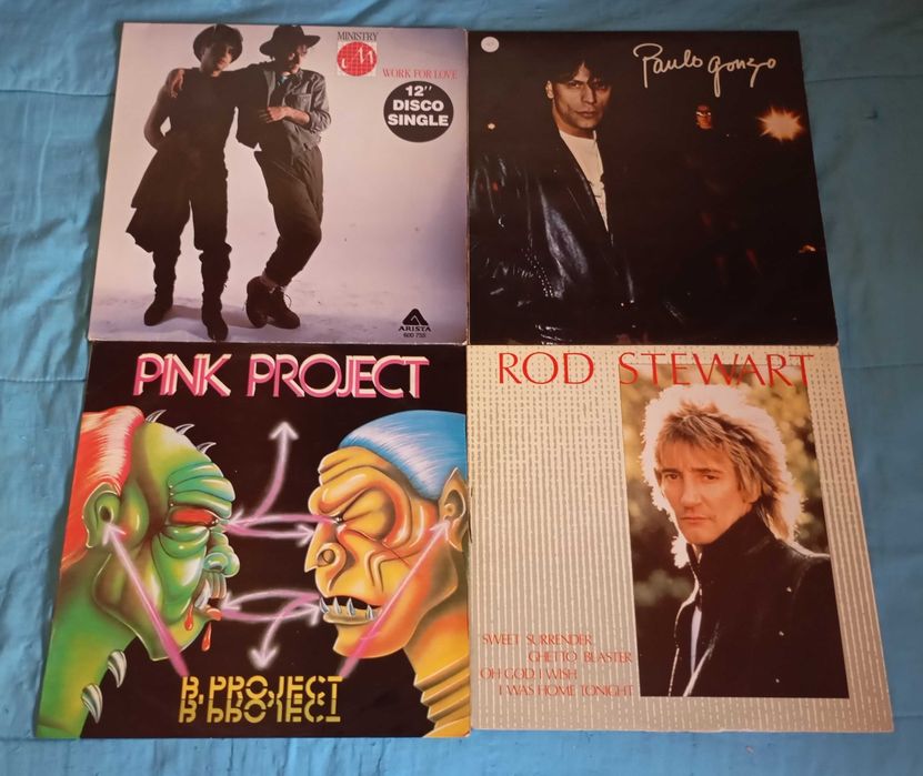 17 Discos de Vinil (Maxi Singles)