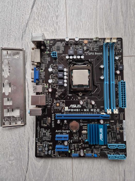 s1155 сет Intel Core i7-2600 3.8GHz +плата mATX ASUS H61. TRADE-IN