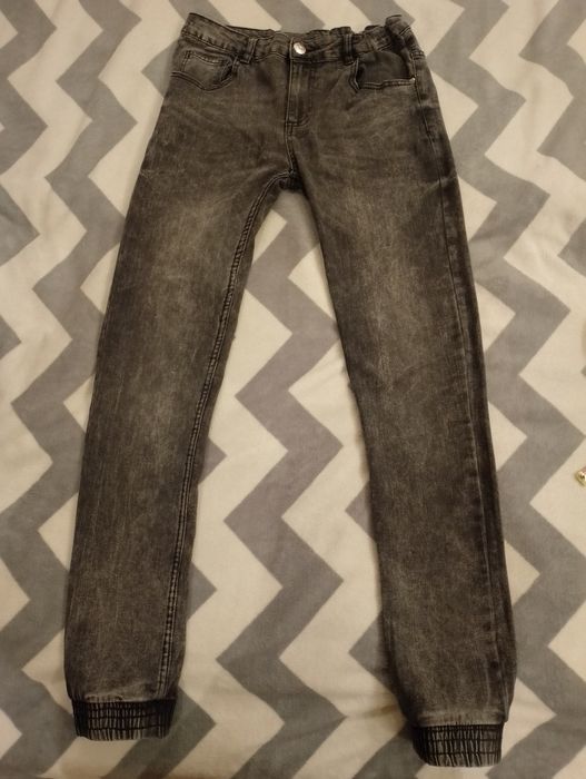 Jeansy męskie niebieskie