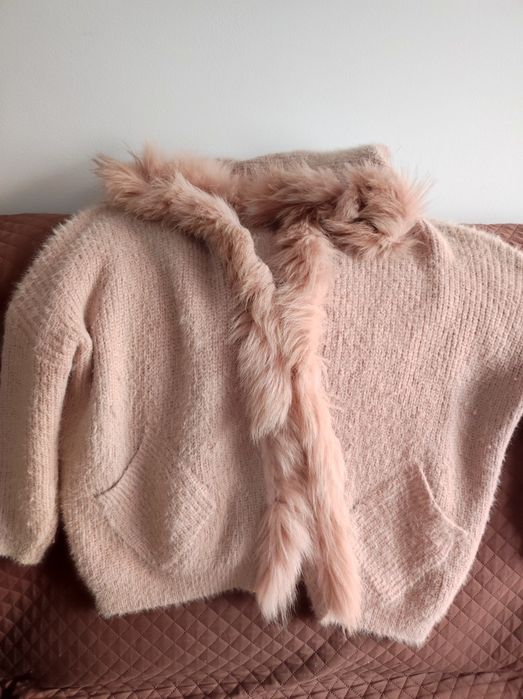 Casaco rosa muito macio