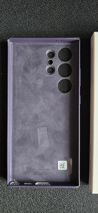 Samsung S24 Ultra Capa em Pele vegan original