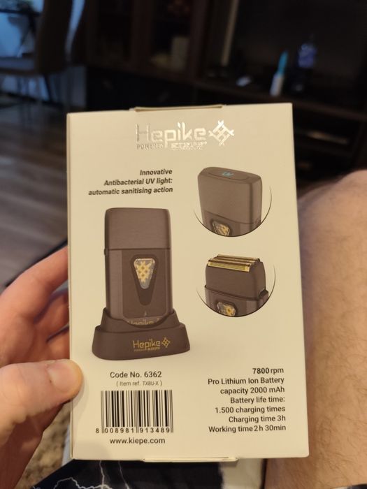 Profesjonalna Maszynka Kiepe Hepike 6362 z UV