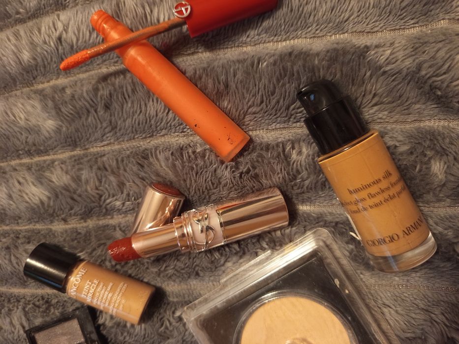 Zestaw kosmetyków Chanel YSL George Armani