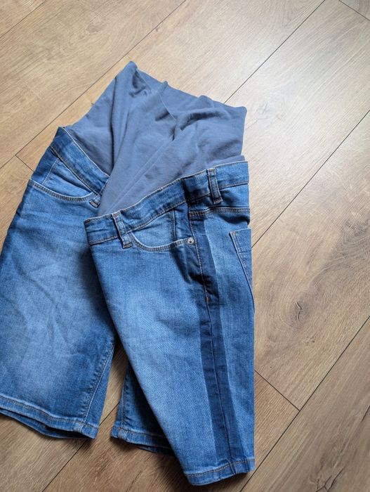 Krótkie spodenki ciążowe roz. 40 L Esprit jeansowe