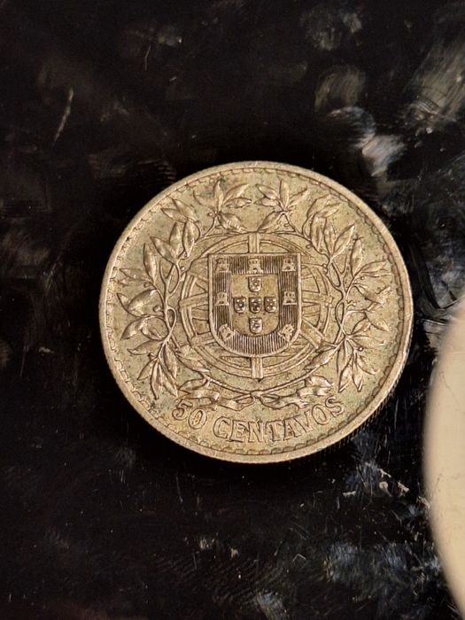 50 centavos 1912 Prata