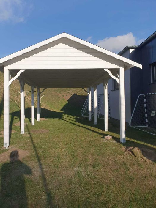 wiata drewniana,garaż,budynek gospodarczy,ogrodowy,magazyn,3x6m