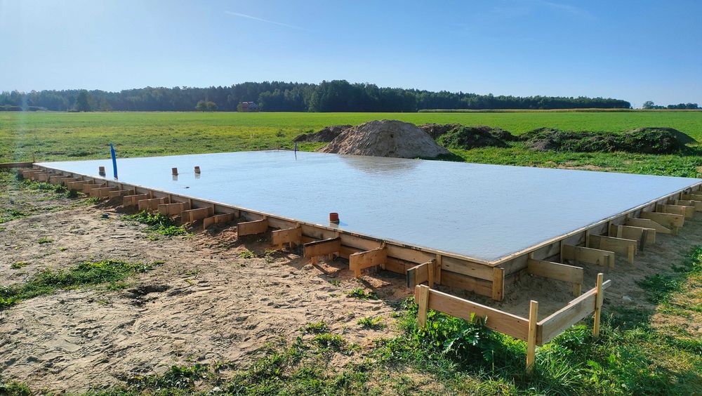 Płyty fundamentowe budowa domów tarasy schody