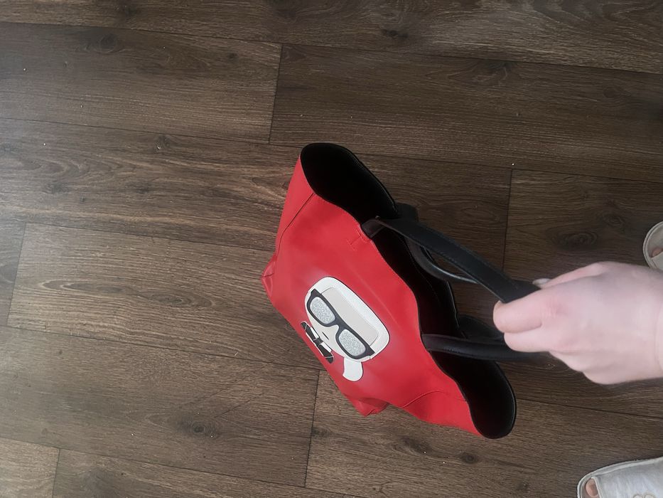 Новая яркая сумка шопер Karl Lagerfeld! Оригинал! Недорооо!