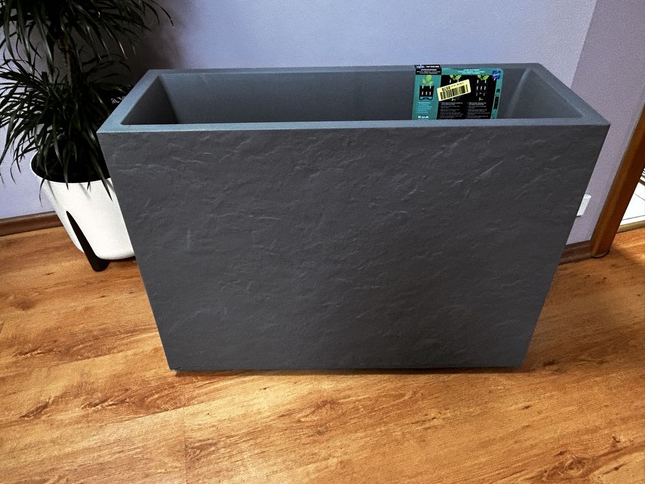 Donica EDA skrzynka na kwiaty Volcania 120 l antracyt- powystawowy