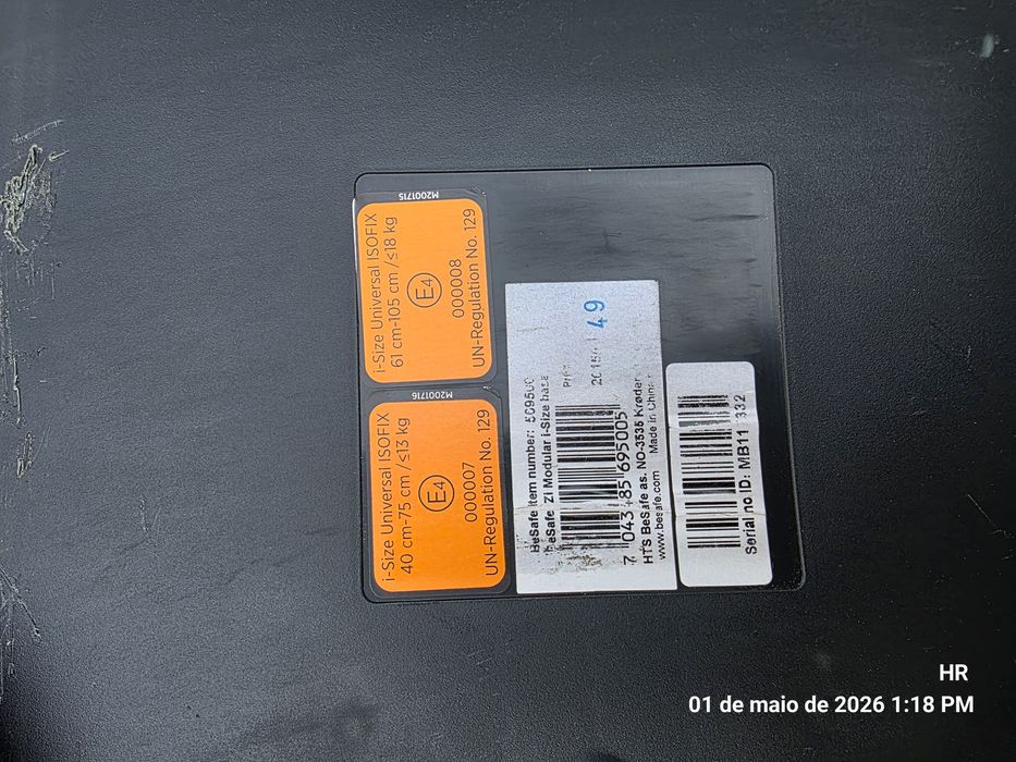 BESAFE - Ovo e cadeira auto