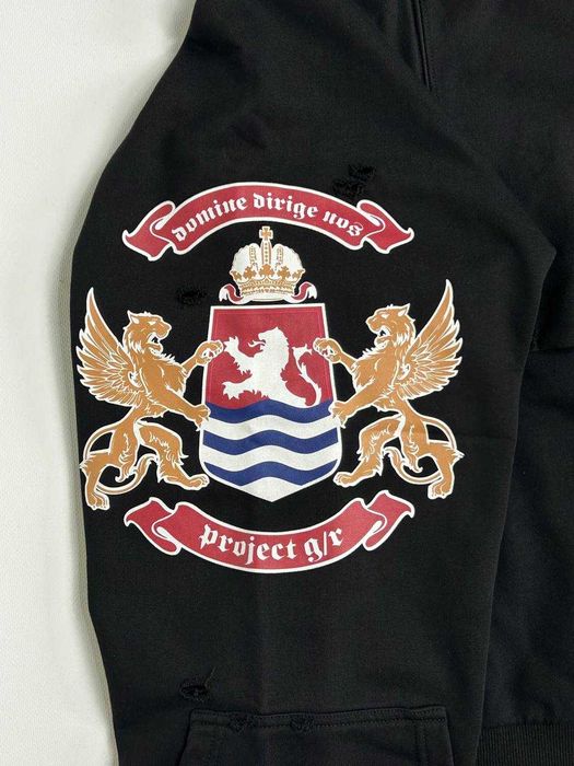 Project GRAILZ G/R gr кофта худи черная зипка худі чорна зіпка