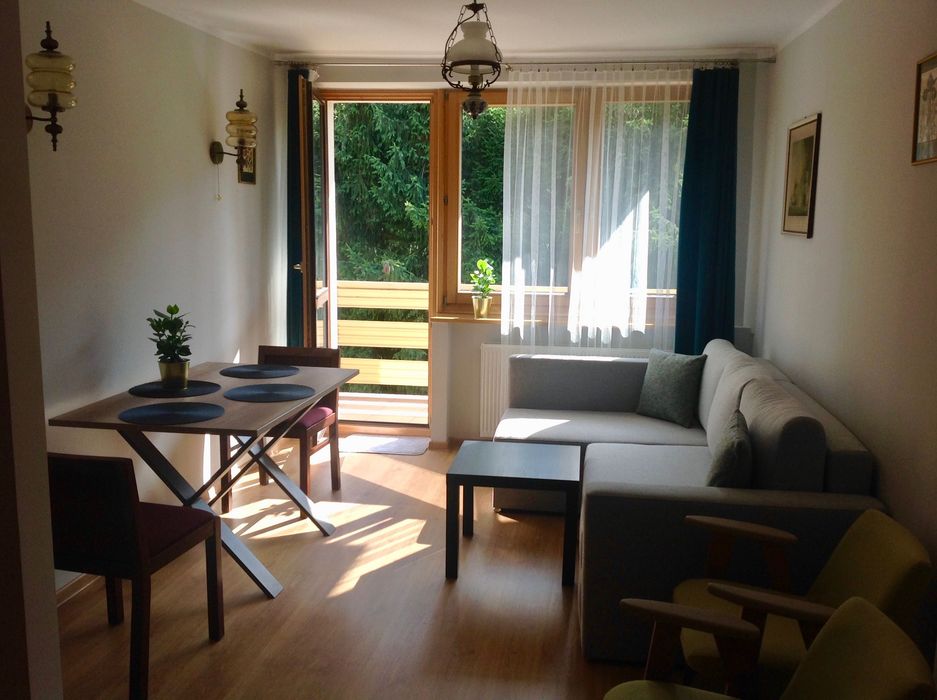 Nocleg Wisła – apartament 3-pokojowy z balkonem, centrum, kuchnia