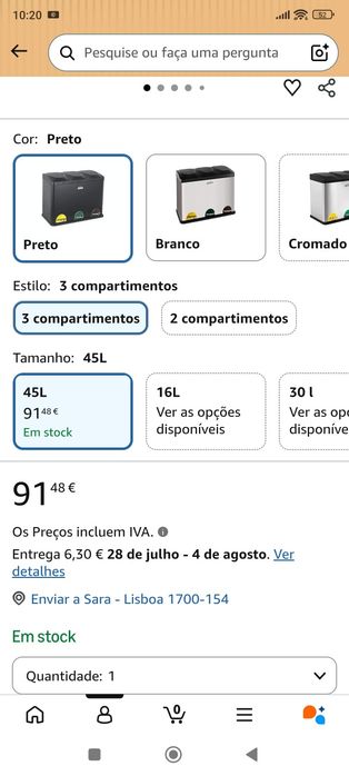 Caixote lixo  ecoponto cozinha