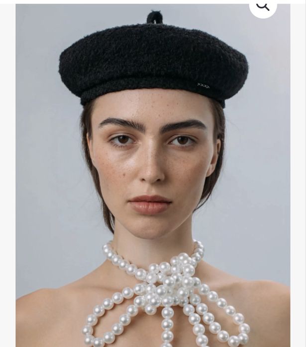 Берет FURT чорний (вовняний)