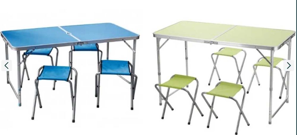 Стол складной чемодан + 4 стула для пикника