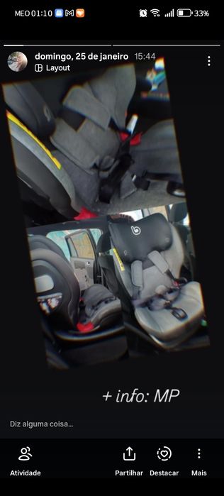Cadeira de bebé para carro
