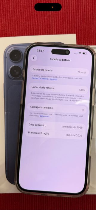 Iphone 17 Pro Max 256GB Azul novo