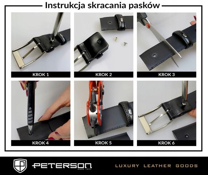 pasek męski skórzany ptn pm-14-125-spl-6912 black