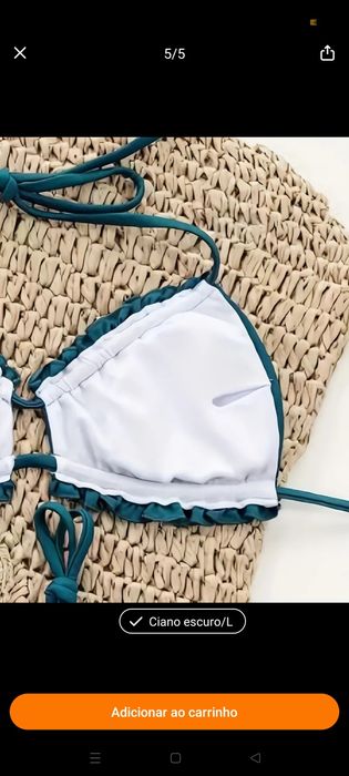 Bikini turquesa escuro