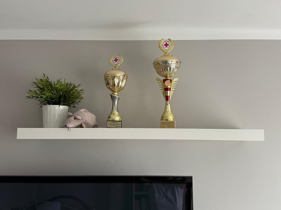 Półka wisząca Ikea biała