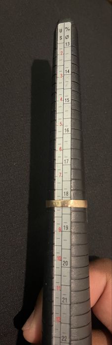 Anel de ouro 19,2kl