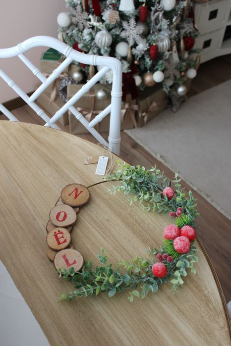 Coroa de Natal "Noel", El corte inglês, novo com etiqueta