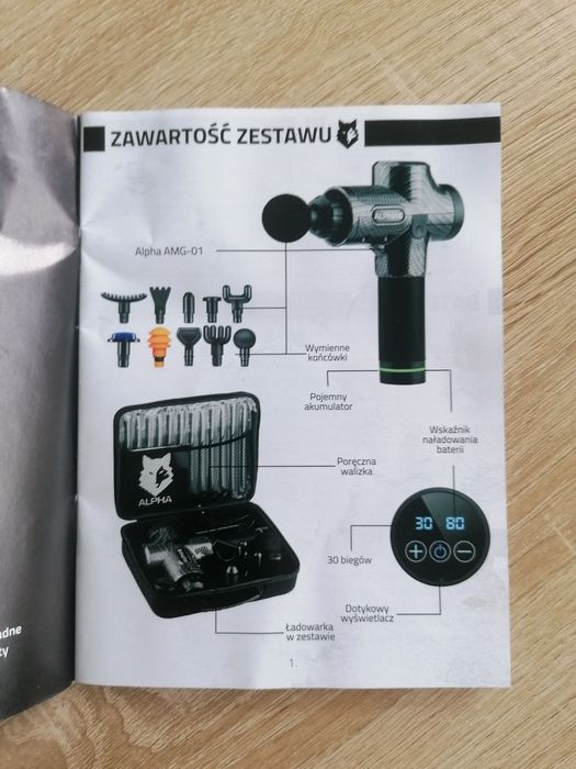 końcówka wymienna do masażera Alpha AMG01