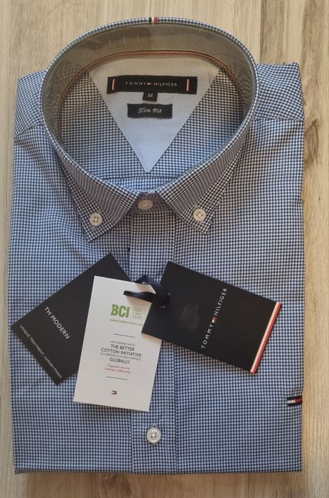 Koszula męska w kratę Tommy Hilfiger  r.M