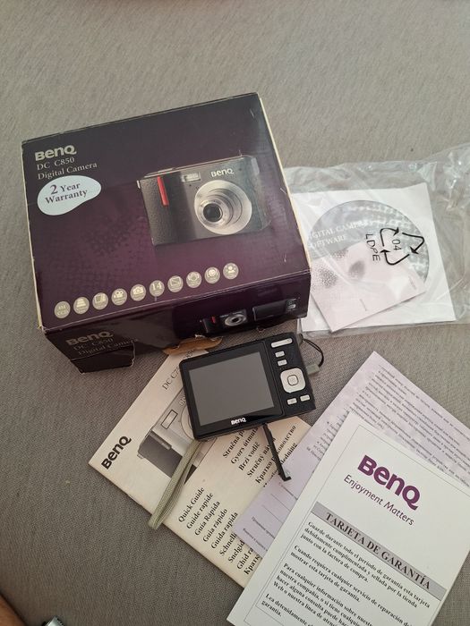 Aparat cyfrowy BenQ DC C850 8 Mpix + pudełko i akcesoria retro