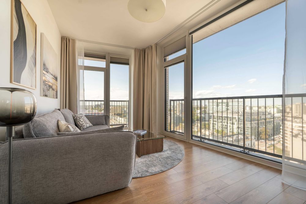 Apartament widokowy Browary Warszawskie - narożny