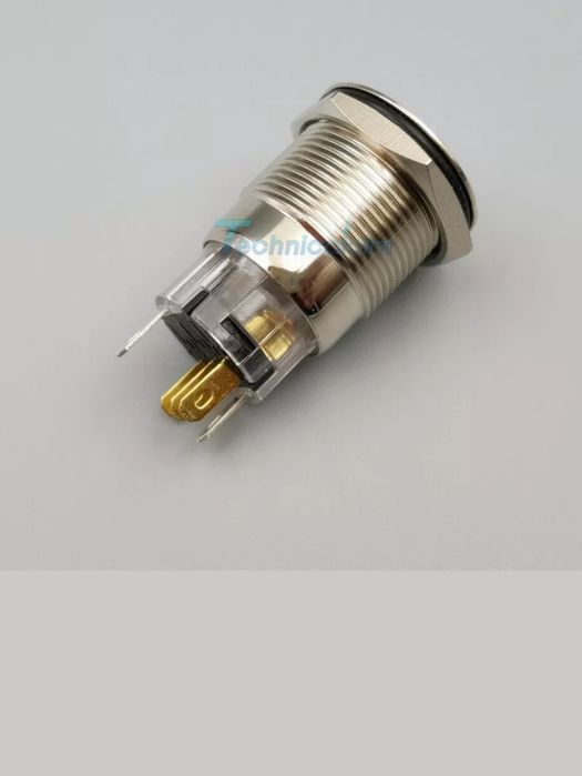 Botão com led azul