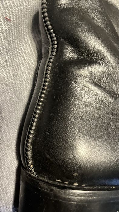 Сапоги труби шкіра