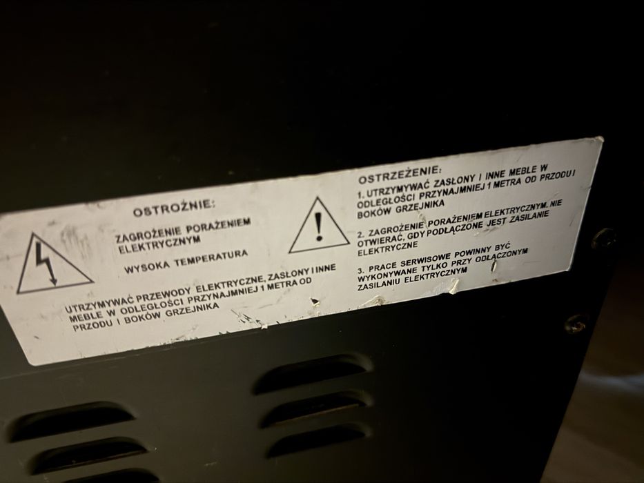 Kominek/grzejnik elektryczny imitacja kominka stan bardzo dobry