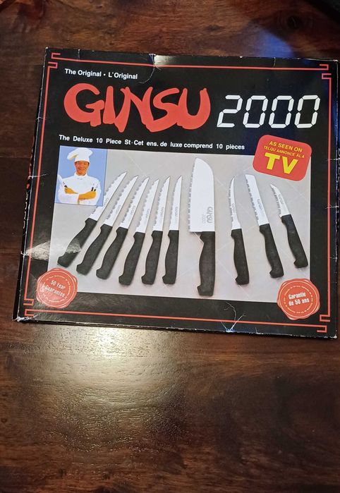 Noże GINSU 2000 - stainless stel - zestaw 10 noży - nóż do STEKA